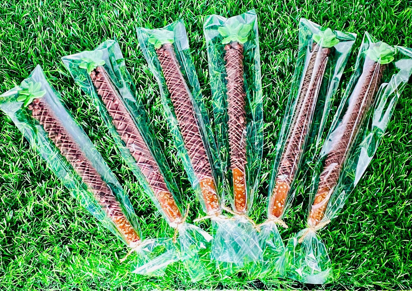 Pretzel con chocolate